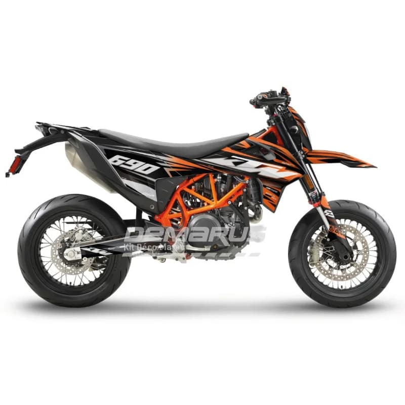 Kit déco moto Kit Déco KTM 690 SMC R (2019-2026) | Édition Lame Volcanique - Vue 1