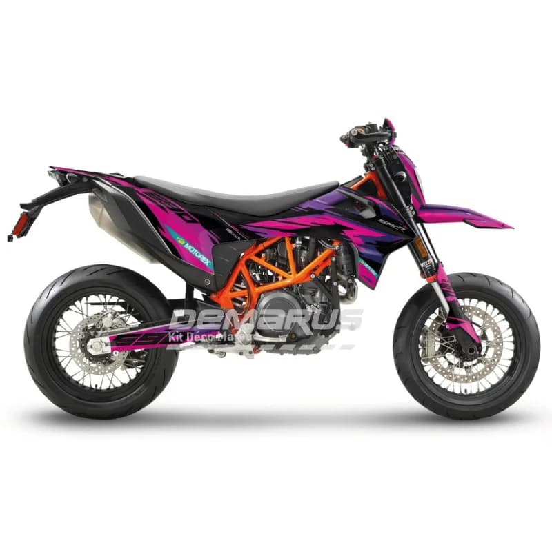 Kit déco moto Kit Déco KTM 690 SMC R (2019-2026) | Édition Impulsion Néon - Vue 1