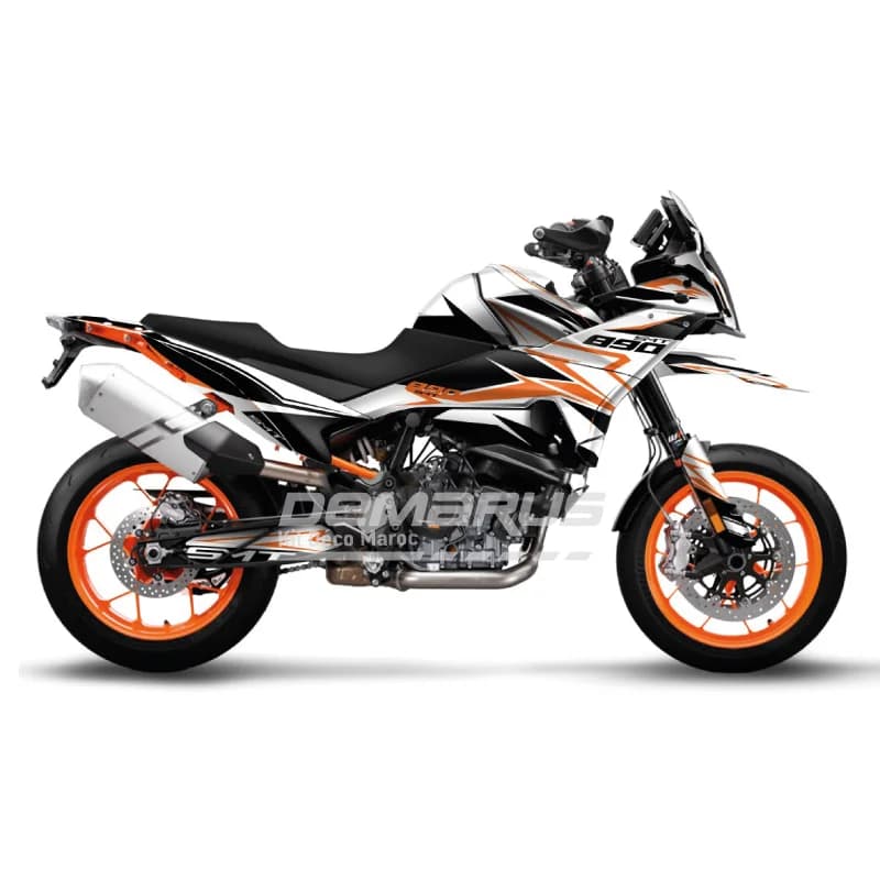 Kit déco moto Kit Déco KTM 890 SMT (2023-2026) | Édition Vortex - Vue 1