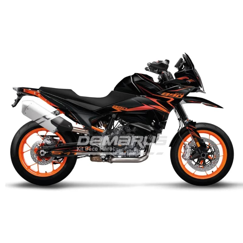 Kit déco moto Kit Déco KTM 890 SMT (2023-2026) | Édition Lame Furtive - Vue 1